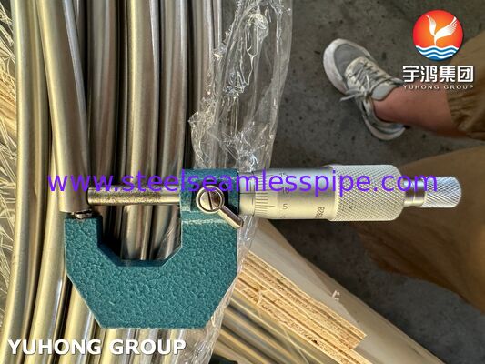 ASTM A269 TP316L Stainless Steel Coil Seamless Tube For Instruments , Bright Annealed