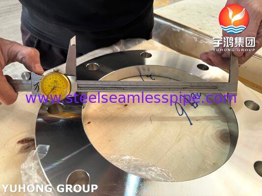EN 1092-1 F316L Acero inoxidable de cara plana FF Flange PN16 para tuberías