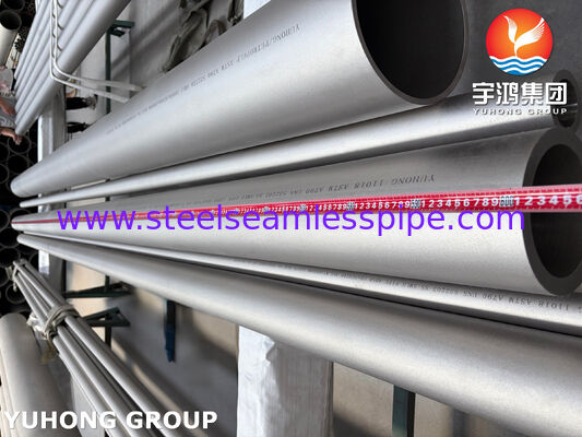 ASTM A790 UNS S32205 / 1.4462 Duplex Stainless Steel Seamless Pipe For Desalination Plant