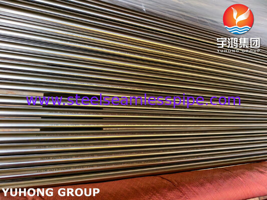 Tubo de acero inoxidable sin costura TP316 / 316L con acabado en frío ASTM A213 / A269 para transporte de fluidos