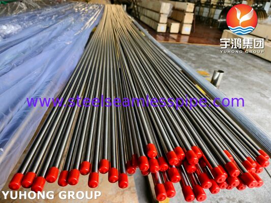 Tubo de acero inoxidable sin costura TP316 / 316L con acabado en frío ASTM A213 / A269 para transporte de fluidos