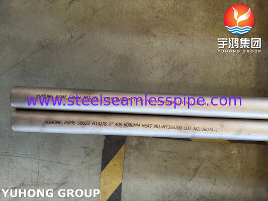 ASME SB622 UNS N10276 Nickel Alloy Seamless Tube Hastelloy C276 Tube Heat Exchanger Tube