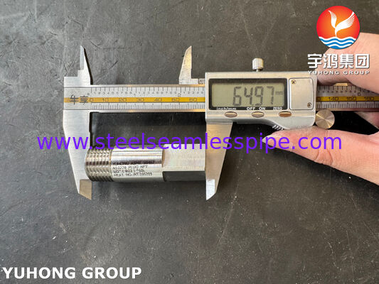 ASME SB462 UNS N10276 Nickel Alloy Plug NPT ASME B16.11 Hastelloy C276 Forged Fittings
