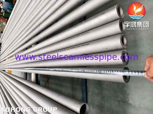 Tubería sin costura de acero inoxidable ASTM A312 TP321H S32109 12X18H10T para refinería