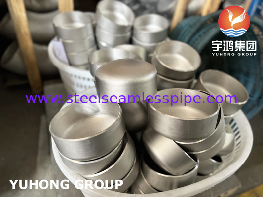 Tapa de soldadura a tope de acero inoxidable ASTM A403 WP316L ASME B16.9 arenada para tuberías industriales
