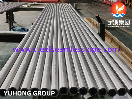 Tubo de acero inoxidable sin costura estabilizado con niobio ASTM A213 TP347H para servicio a alta temperatura