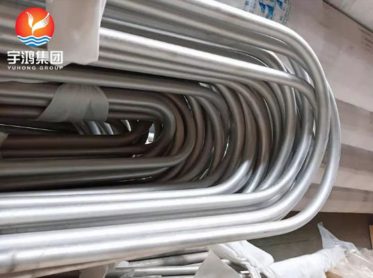ASTM A213 ASME SA213 TP321 TP321H TP347H 3/4" tubo de la curva en U