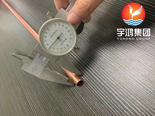 Tubos de acero de bajo carbono de doble pared con cubierta de cobre de acero carbono