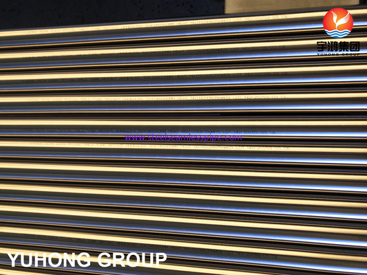 S31603 Tubo sin soldadura de acero inoxidable A269 TP316L SUPERFACIENTE anillada brillante