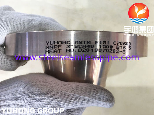 REBORDE DE COBRE B151 C70600 DEL CUELLO DE LA SOLDADURA DEL NÍQUEL/TIPO DEL ESTRUENDO 2,0872 RF