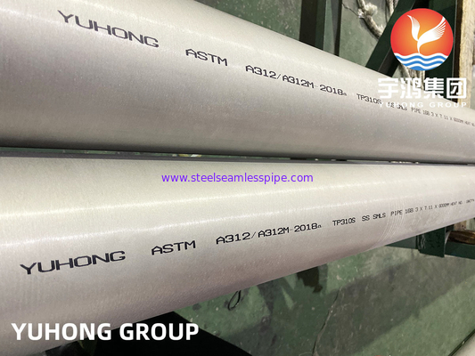 TUBO SIN SOLDADURA DE ACERO INOXIDABLE DE ASTM A312 ASME SA312 TP310S S31008