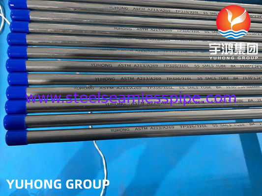 TUBO RECOCIDO BRILLANTE SIN COSTURA ASTM A213 ASME SA269 LAMINADO EN FRÍO