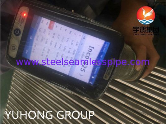 ASME SB163 Tubo sin costura de aleación de níquel Incoloy 825 N08825 para intercambiadores de calor con resistencia a la corrosión