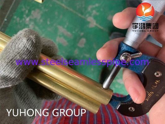 Tubo sin costura de aleación de cobre ASTM B111 C68700 para aplicaciones en condensadores de intercambiadores de calor