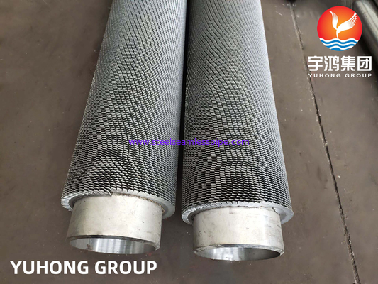 HFW tubo de aleta dentada, ASTM A210 / ASME SA210 GR.A1 tubo de aleta de acero al carbono