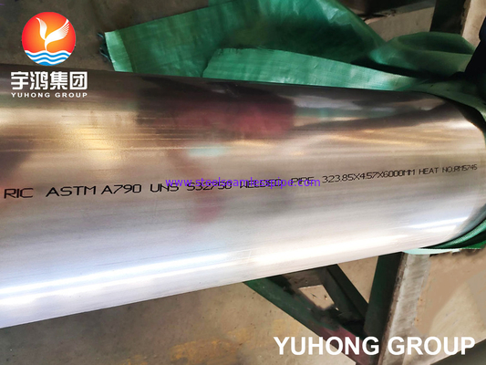 TUBO SOLDADO CON AUTÓGENA A DOS CARAS ESTUPENDO DE ASTM A790 UNS S32750/DEL ESTRUENDO 1,4410/ 2507