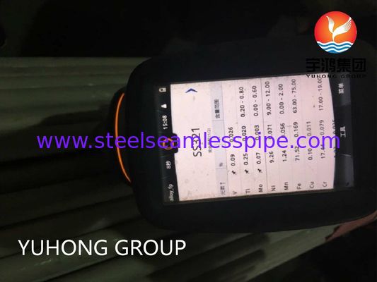 Tubo sin costura de acero inoxidable ASTM A213 TP321 con alta resistencia a la temperatura y resistencia a la corrosión intergranular