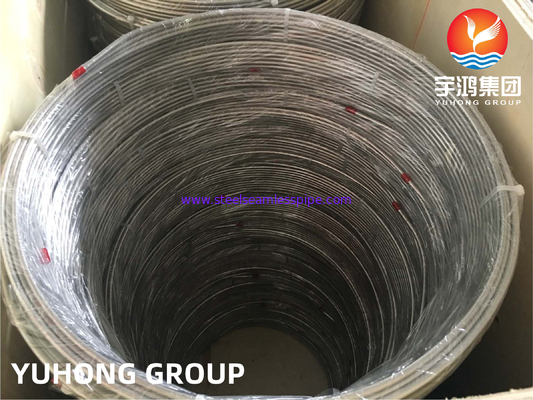 Tubo de bobina sin costura de acero inoxidable ASTM A269 TP316L