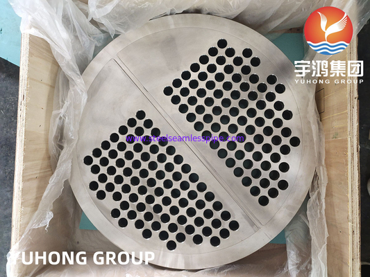 EN10028 1.4541 / A182 F321 Plancha de tubo de intercambiador de calor de acero inoxidable