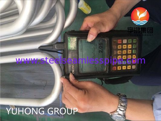 ASTM B444 UNS No6625/tubo del cambiador de calor de la aleación de níquel del tubo en forma de "u" de Inconel 625