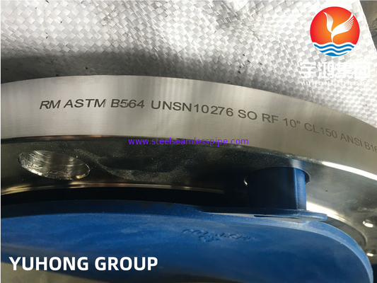 Resbalón del reborde de ASTM B564 Hastelloy C276 en cara del aumento