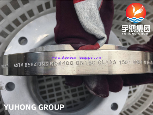 Acero de aleación de níquel B546 Monel 400 rebordes de acero de la clase 150 WNRF de UNS N04400 ASME B16.5