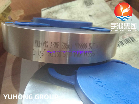 ASTM B564 Inconel 600 / UNS N06600 Flange de cuello de soldadura forjado de aleación de níquel de acero