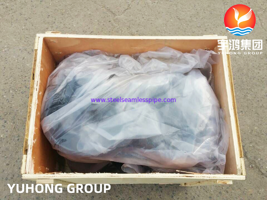 ASTM A234 WP11 Tee igualitario, encaje de soldadura con extremo de acero al carbono, pintura negra y superficie a prueba de óxido
