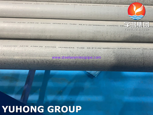 ASTM A789 UNS S32205 Tubos de acero inoxidable dúplex sin costura para la desalinización del agua de mar