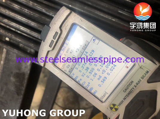 ASME SA213 T5 Tubo sin costuras de acero aleado negro pintado con resistencia a altas temperaturas para intercambiador de calor de caldera