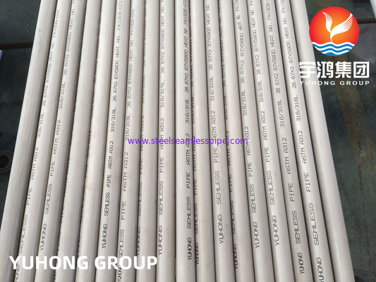 Pipa de acero inoxidable ASTM A312 TP316L para aplicaciones marinas