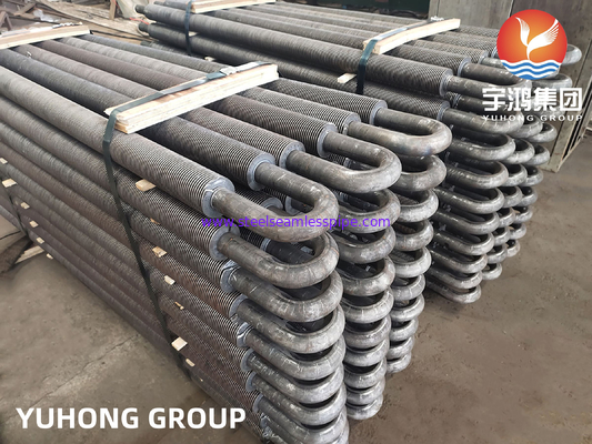 Acero al carbono U Bend HFW Tubos con aletas ASTM A106 Gr.B Para intercambiadores de calor