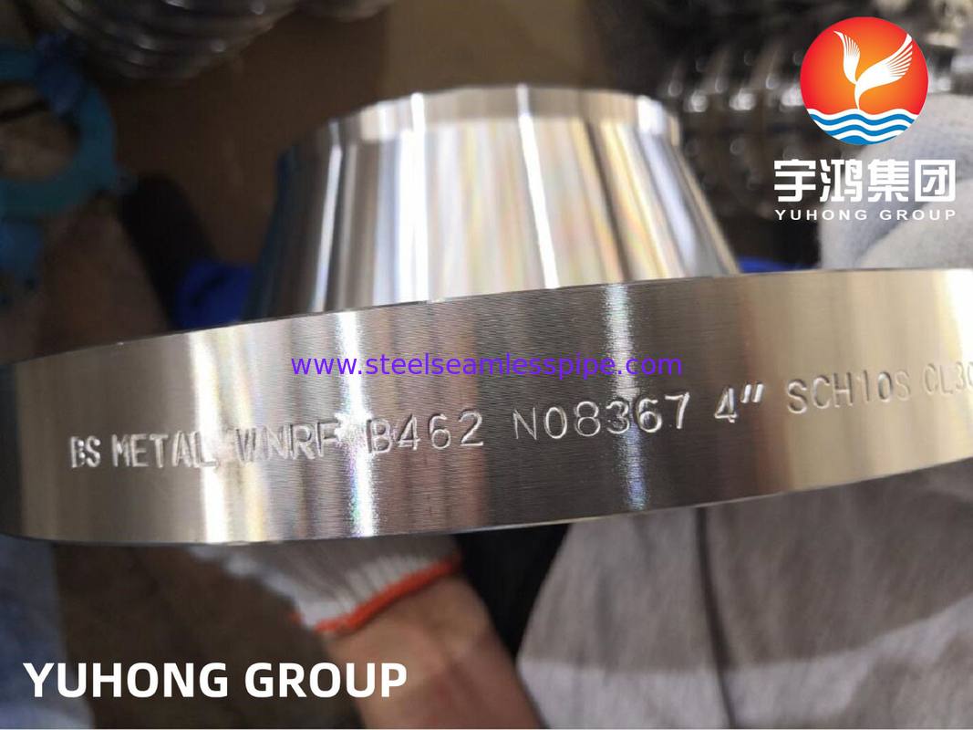ASTM B462 Aleación Al6XN, UNS N08367 WNRF Flanges de acero de aleación de níquel CL3000 para petróleo y gas