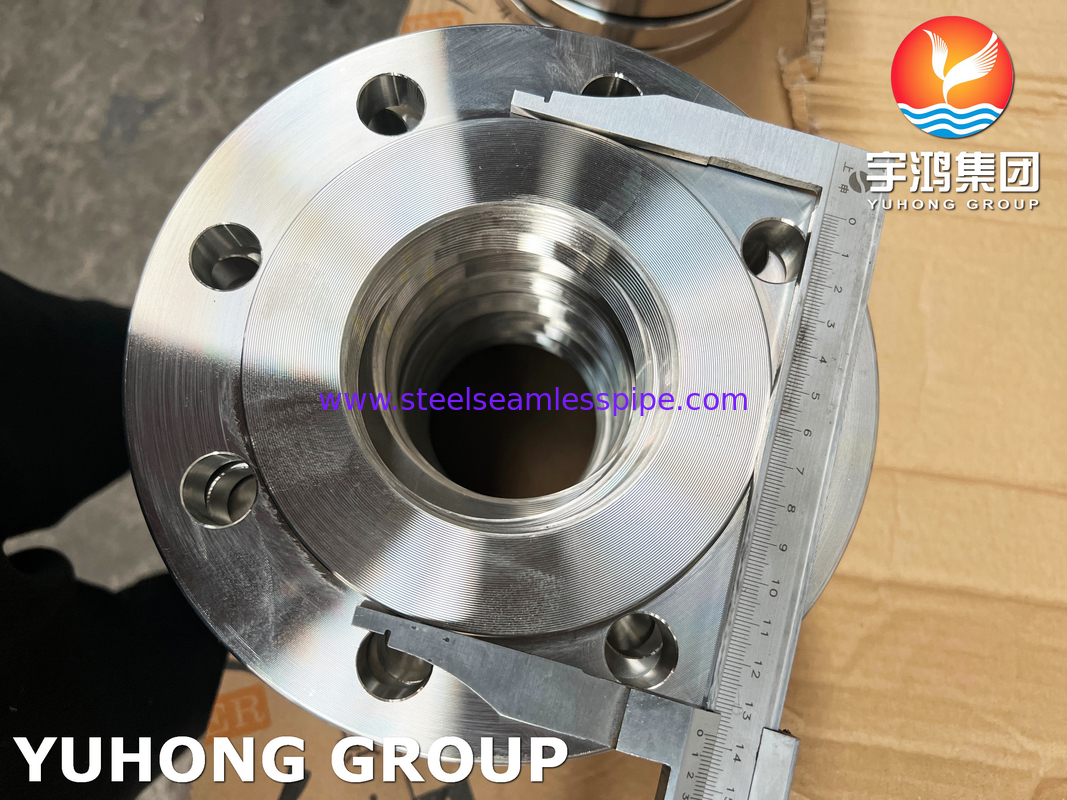 BS4504 (EN 1092-1) F316L Flange atornillado de acero inoxidable, hilos BSPP PN16 tipo forjado
