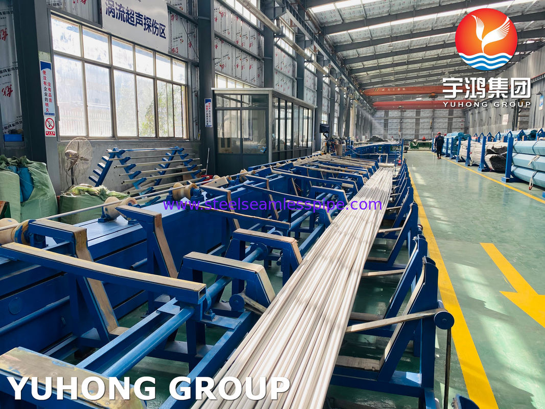 Tubo sin costuras de acero inoxidable ASTM A213 TP316L con alta resistencia a la corrosión para intercambiador de calor ET HT