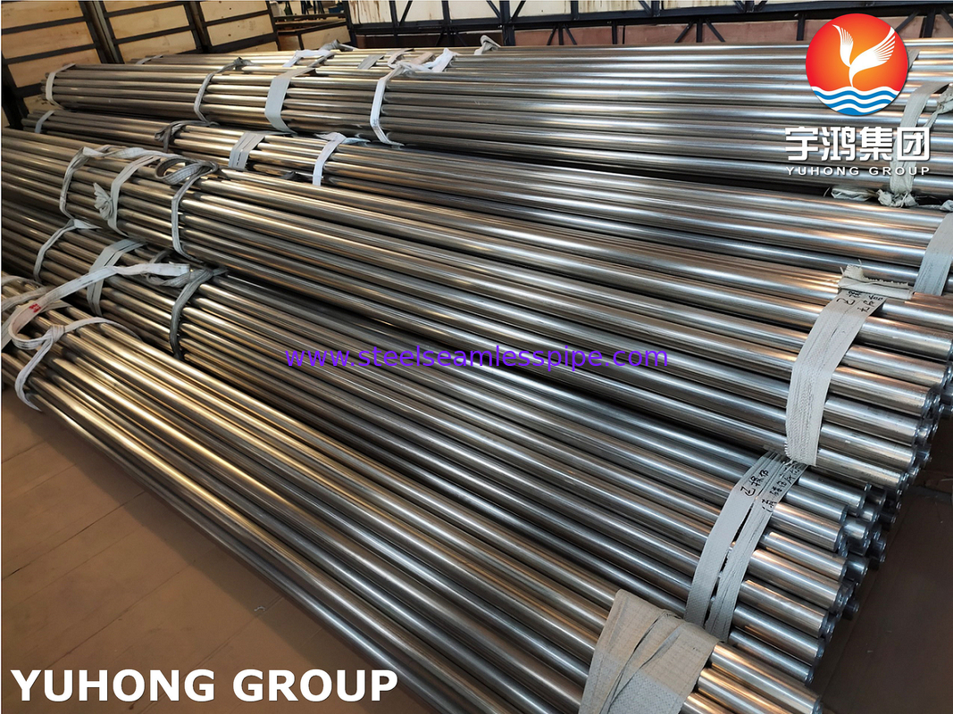 Tubo soldado de acero inoxidable, ASTM A249 TP304 / UNS S30400 / SUS 304, para calderas o sobrecalentadores