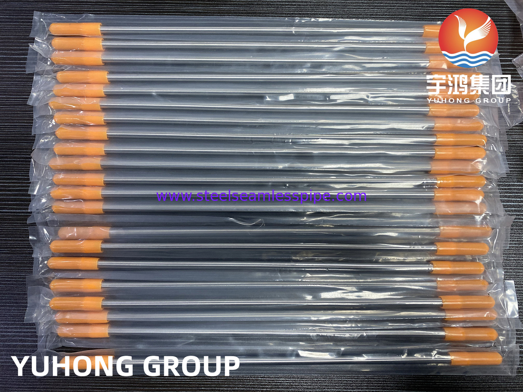 EN10305-1 Tubo capilar de precisión, recocido brillante, acero inoxidable sin costura A269 TP304 TP316L