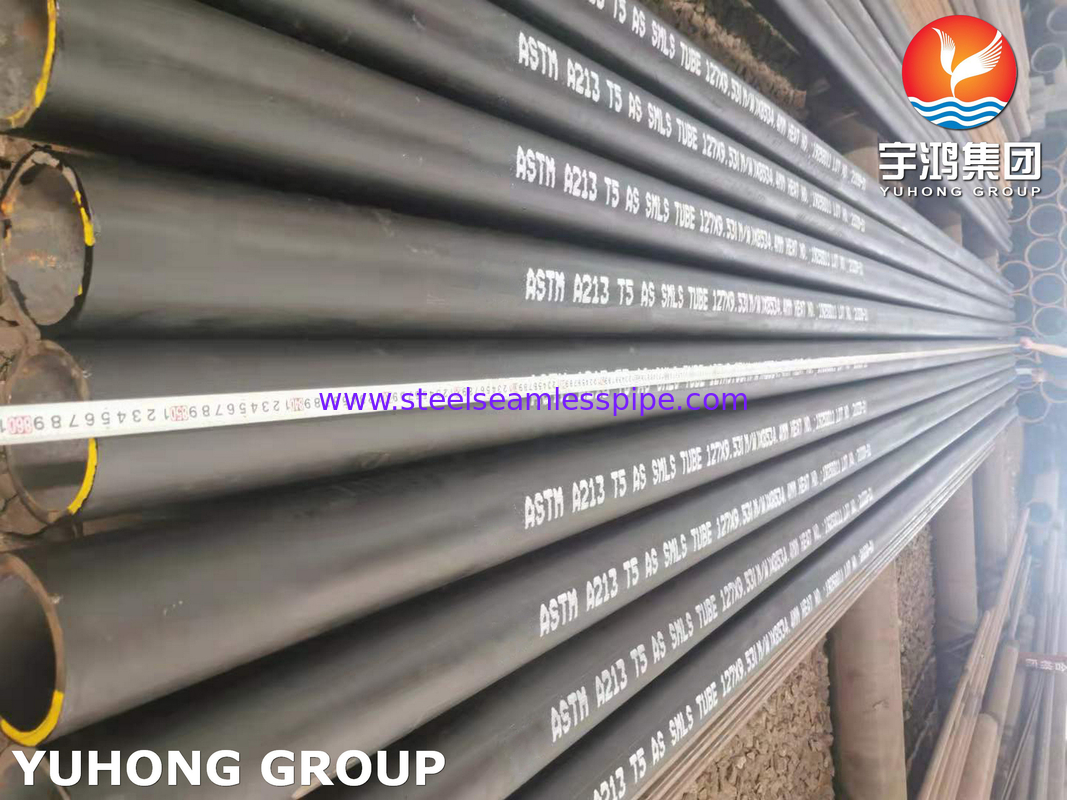 Tubos inconsútiles del acero de aleación de ASTM A213/de ASME SA213 T5 1" 12 BWG los 20FT, 6M/PC, 12M/PC