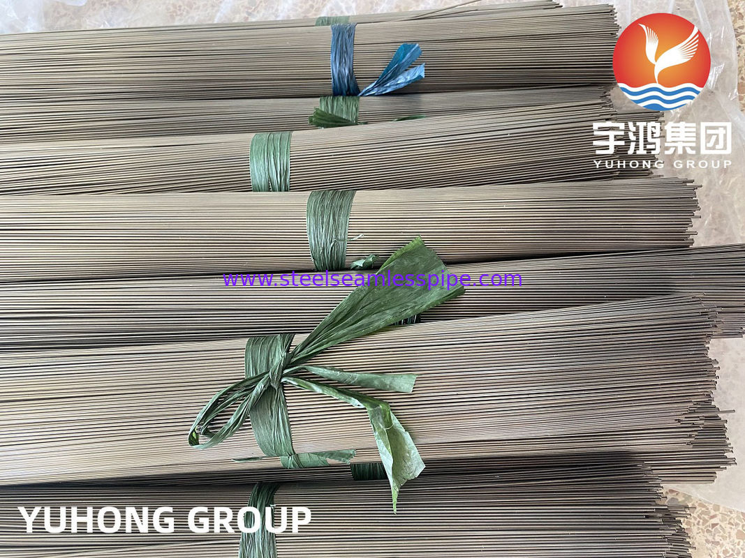 Tubo capilar de acero inoxidable brillante recocido ASTM A213 / ASTM A269 TP304/304L TP316/316L 19.05 X 1.65 X 6096MM