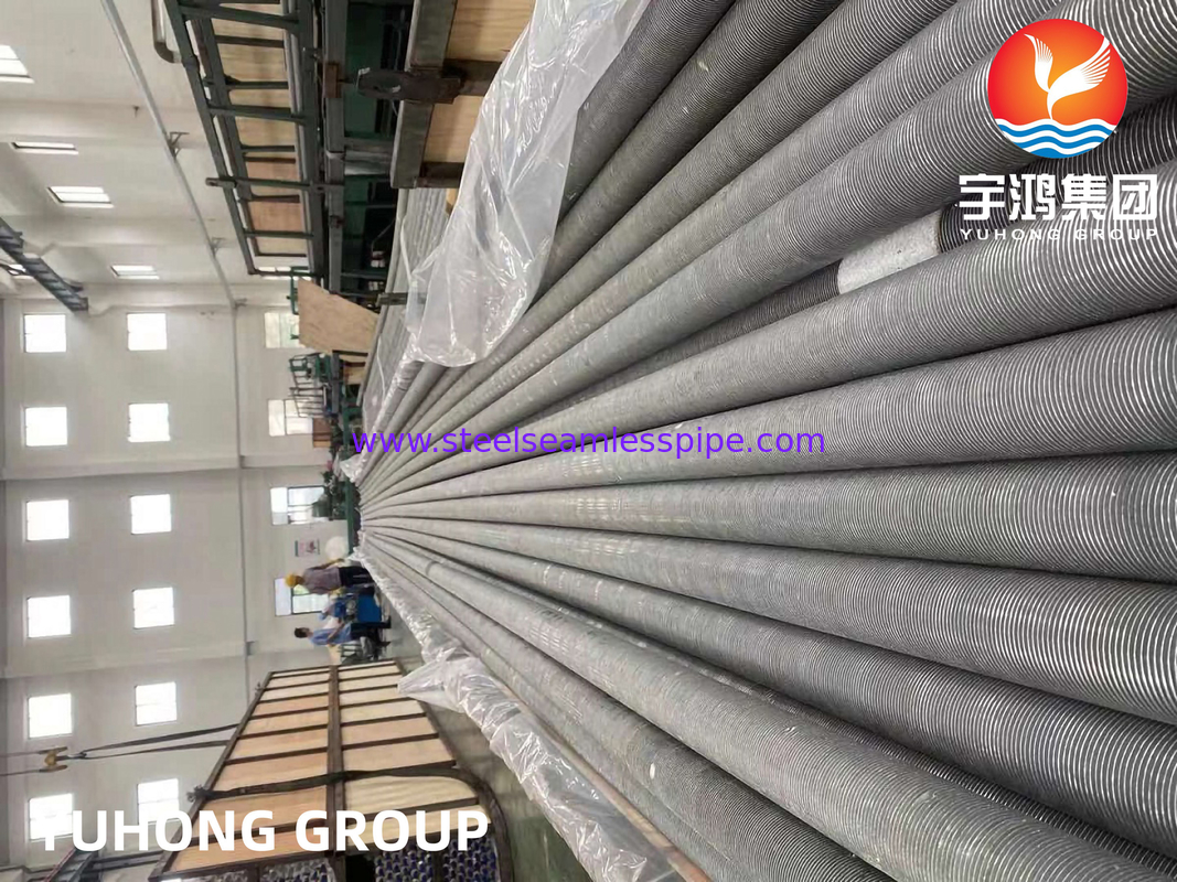 Tubos con aletas de aluminio 1060 tipo G/L/LL para enfriador de aire HT disponible