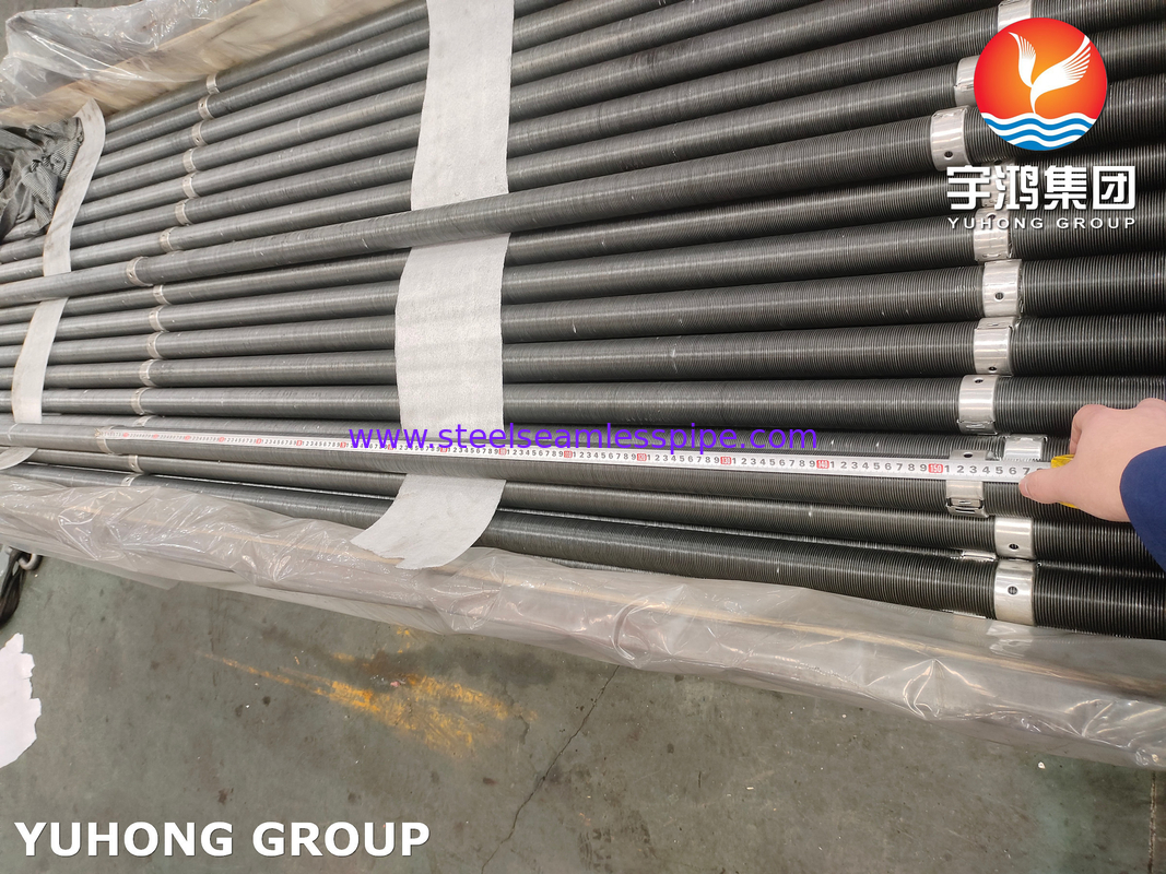 Acero de carbono Aluminio A1060 Sprial G Tubos con aletas para uso industrial