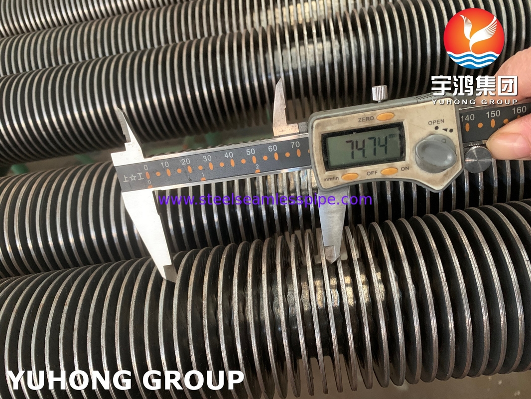 Topo de aleta de doble flexión de acero al carbono HFW U para servicio de alta presión