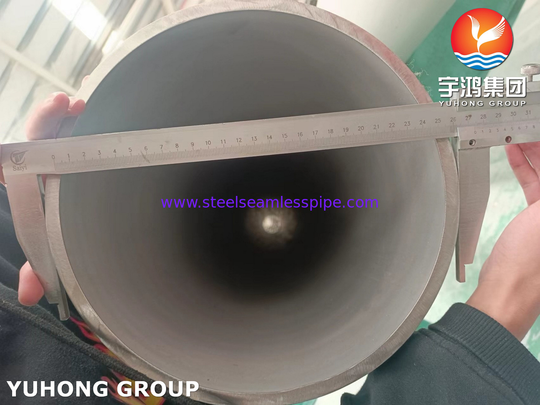 ASTM A790 S32750 Tubo de acero inoxidable súper dúplex para aplicaciones químicas e industriales
