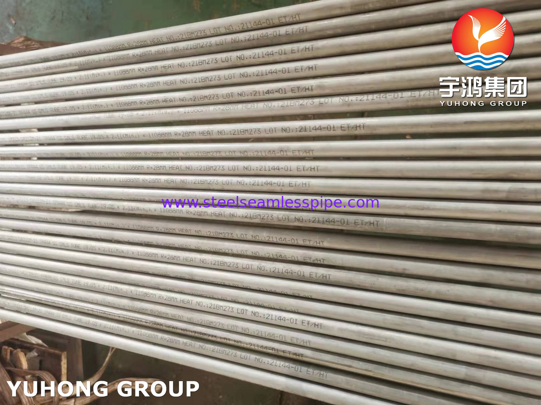 ASTM A213 (ASME SA213) TP444 Tubo sin costuras de acero inoxidable aplicado para intercambiadores de calor
