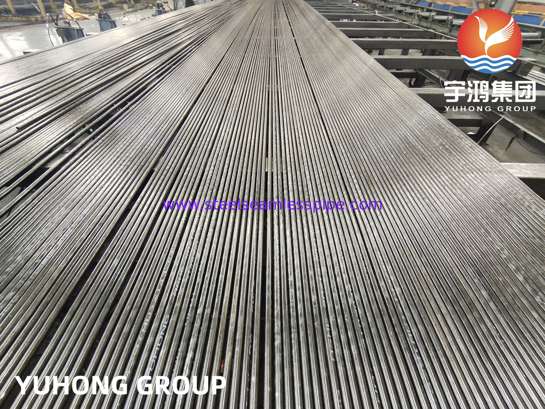 ASTM A213/SA213 T9, T11, T22, T91 alean el tubo inconsútil del cambiador de calor de la tubería del acero galvanizado alrededor del tubo