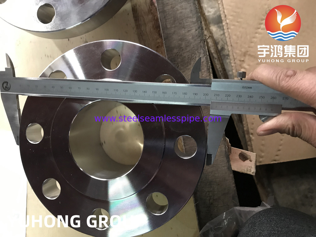 ASTM A182 F51 Flange de cuello de soldadura de acero doble forjado RF B16.5 para petróleo y gas