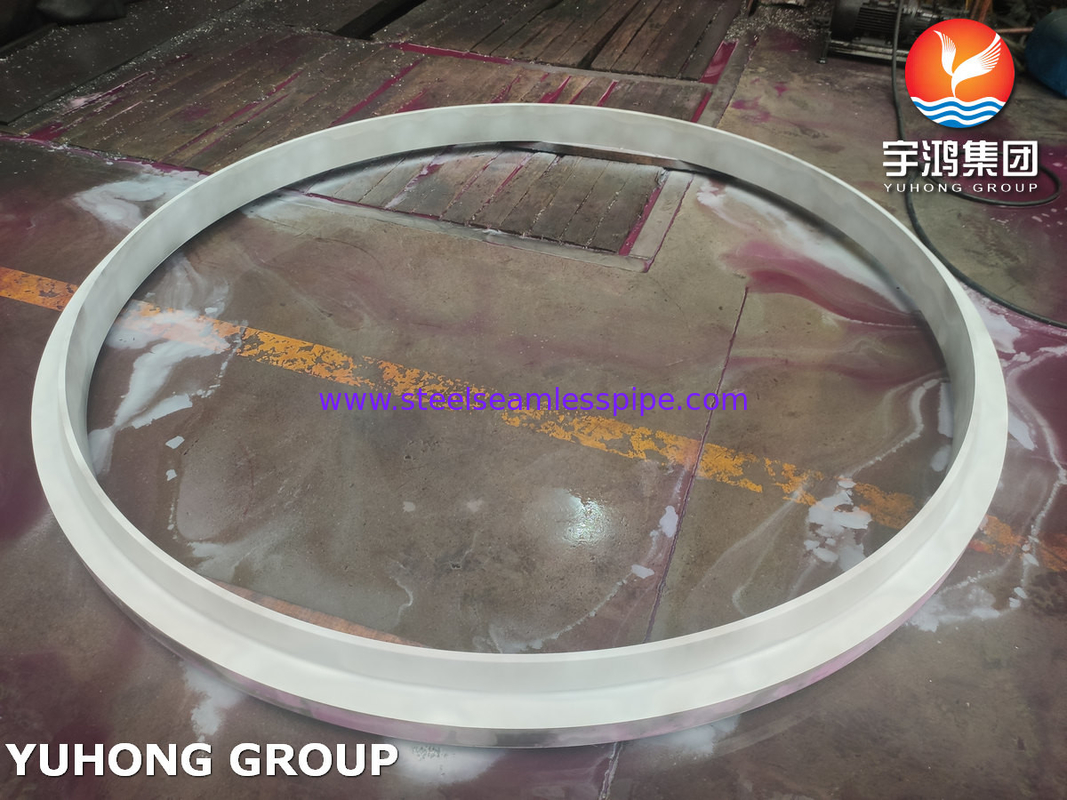 ASTM A182 F321 (UNS S32100) Flange de cuello de soldadura de acero inoxidable forjado, cara elevada