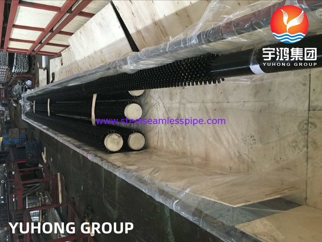 ASME SA335 P9 Tubo HFW con pernos helicoidales OD 10 a 508 mm para sección de convección del reformador
