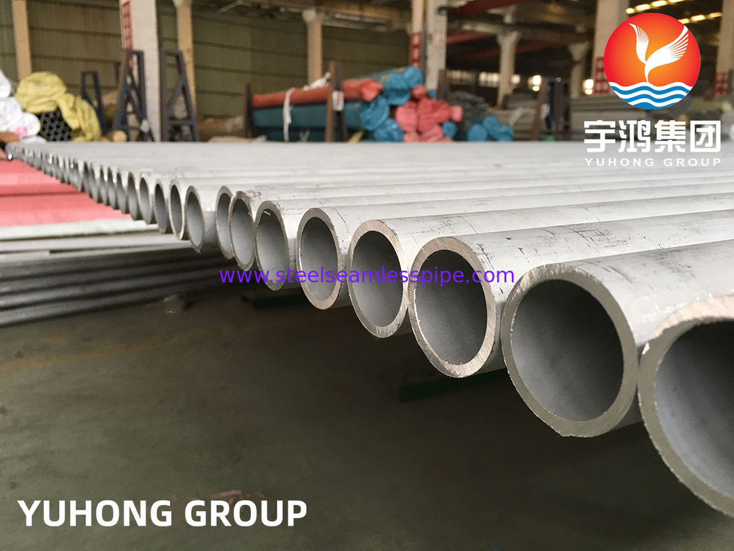ASTM A312 ASME SA312 Tubo sin costuras de acero inoxidable Industria química Aplicación ABS BV DNV GL LR CCS KR