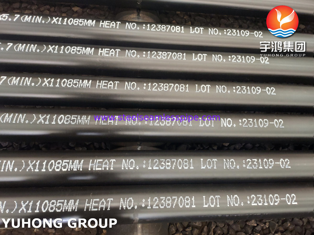 ASME SA213 T9 T11 T22 T91 Tubo sin costuras de acero aleado para tubos de horno a fuego